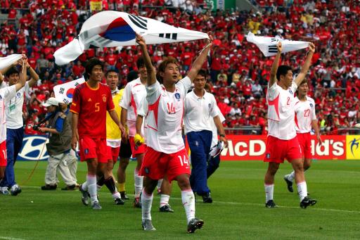 老照片-2002韩日世界杯 东道主创造历史_老照