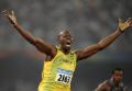 图文-[奥运]男子200米决赛 狂人博尔特夺冠狂啸