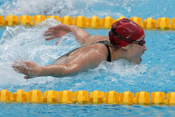 图文-女子200米蝶泳刘子歌夺冠 刘子歌奋力划水