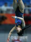 图文-[奥运]女子跳水三米板 郭晶晶入水瞬间