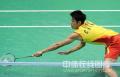 图文-羽毛球男子单打林丹晋级四强 林丹积极回球