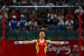 图文-奥运会男子体操资格赛开战 李小鹏十分满意