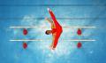 图文-奥运会男子体操资格赛开战 俯拍杨威双杠动作