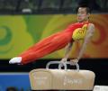 图文-奥运会男子体操资格赛开战 肖钦身形笔直
