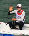 图文-中国帆船名将备战奥运会 徐莉佳看来心情不错