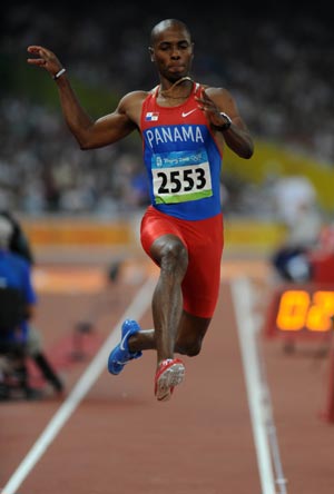 Long jumper wins Panama first Olympic gold  