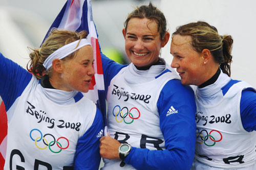 Photos: Britain wins Sailing Yngling gold