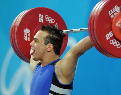 Photo: Kazakhstan's Ilin wins Olympic Men's 94kg Weightlifting gold