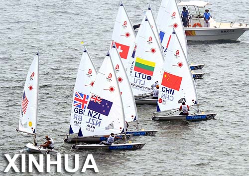 EEUU LOGRA EL ORO EN CLASE LASER RADIAL FEMENINA EN JUEGOS DE BEIJING 