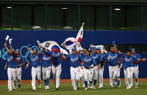 Premier titre olympique de base-ball pour la Corée du Sud
