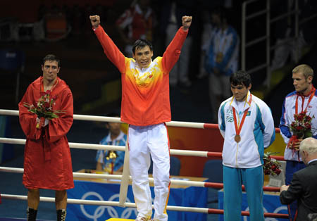 Boxe (-81kg, H) -- Le Chinois Zhang Xiaoping victorieux