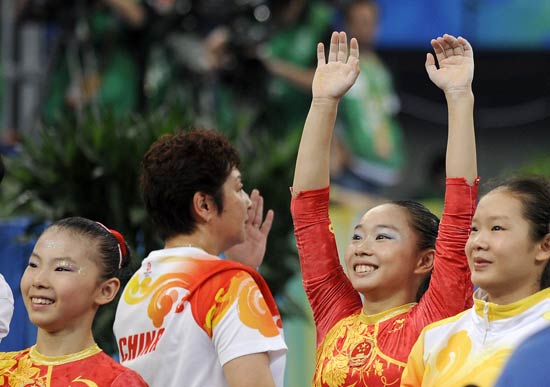 Chinas junge Turnerinnen haben ihren Traum verwirklicht