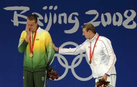 Cesar Cielo Filho holt Gold über 50-m-Freistil