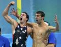 图文-奥运11日金牌汇总 4x100自游泳接力美国夺冠