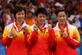 图文-中国金牌英雄榜 第33金：女乒团体赛中国队