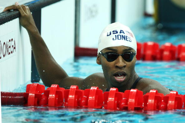 图文-奥运会10日男子游泳预赛 美国黑人选手