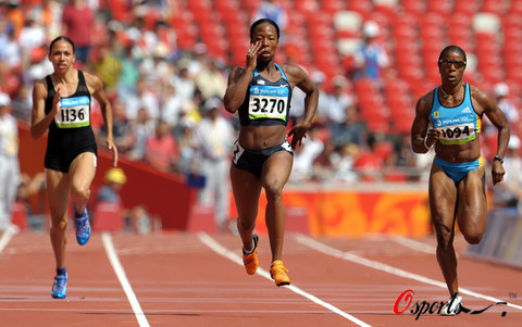 图文-奥运女子200米预赛女飞人大战
