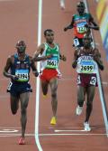 图文-奥运会男子5000米预赛 美国的拉加特甩开对手