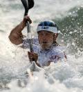 图文-男子单人皮划艇比赛 奥地利选手奥布林格