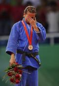 图文-奥运柔道女子48公斤级 杜米特鲁难掩激动之情