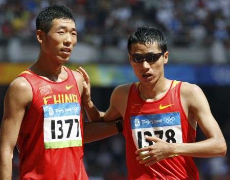 图文-男子20公里竞走赛况 两位中国选手参赛