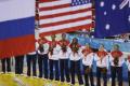 图文-[女篮决赛]美国92-65澳大利亚 升旗仪式