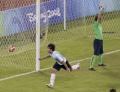 图文-男足半决赛巴西0-3阿根廷 阿圭罗激情洋溢
