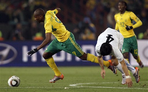 图文小组赛南非vs乌拉圭踉踉跄跄