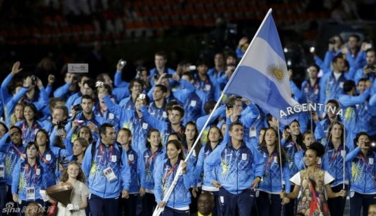 阿根廷代表团入场