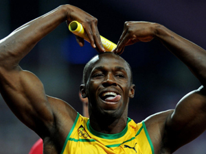 男子4X100米接力牙买加夺冠