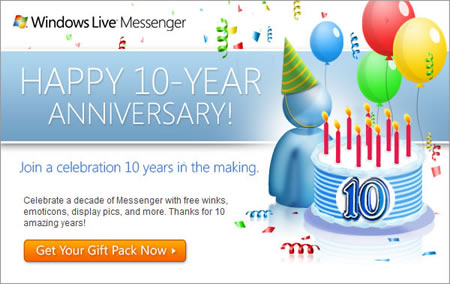 messenger迎来10岁生日
