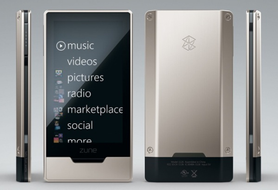 Player of Microsoft Zune music