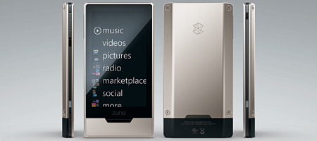 The graph is player of new fund Zune HD, can receive broadcast, support WiFi