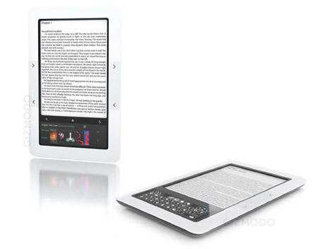 The graph is Barnes&The Nook of electronic book reader that Noble is about to roll out