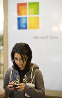 Wei Ruan Ling Shou Dian De Gu Ke The client of Microsoft retailing shop
