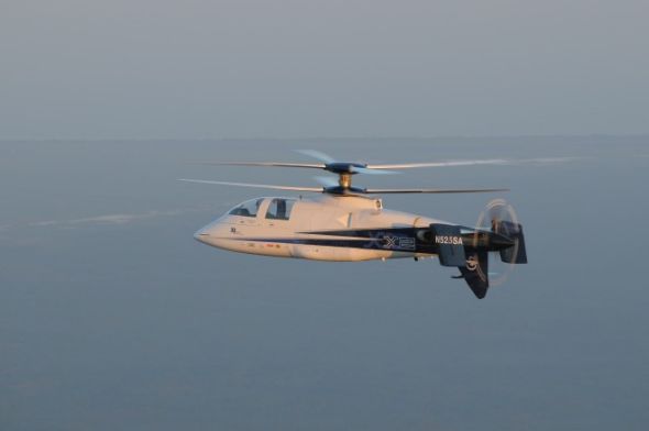 欧洲新型高速直升机试飞时速达460公里(组图)