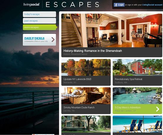 图5:Livingsocial收购的探险度假公司urban-Escapes 图5:Livingsocial收购的探险度假公司urban-Escapes