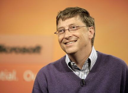 Microsoft author builds Ci than Er · (Bill Gates)