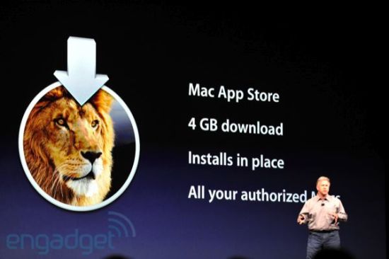 Lion仅将通过App Store销售电子版本