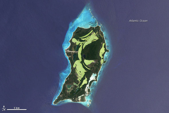 每日卫星照:纪念发现美洲大陆(图)_科学探索