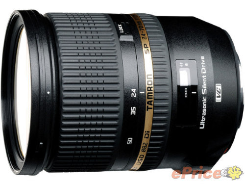 具备超音波马达、光学防手震的Tamron SP 24-70mm F/2.8 Di VC USD大光圈变焦镜。