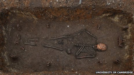 考古学家称，他们发现的是一具7世纪青少年的骨骸