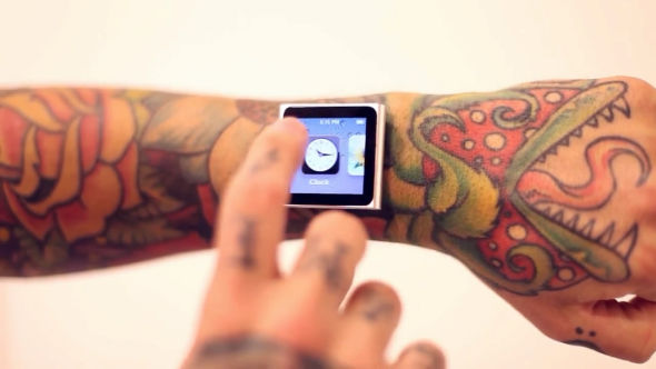 IPod Nano can act as watch. 