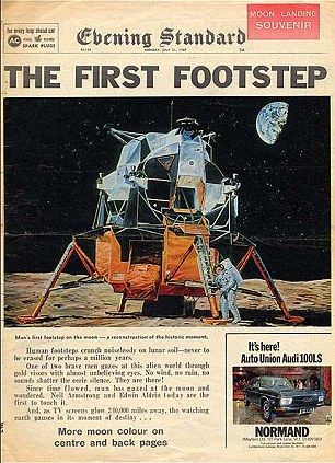 人类在月球上的第一步。