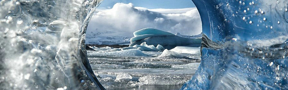 冰川绝景晶莹剔透千变万化