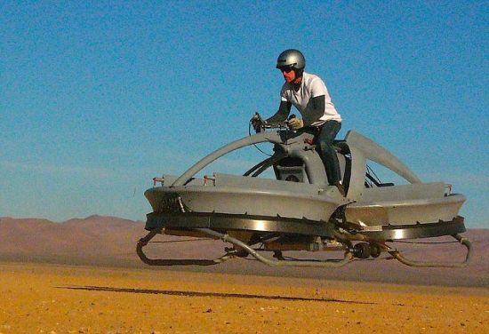 美国加利福尼亚州公司Aerofex研制的悬浮车，正在莫哈韦沙漠接受测试