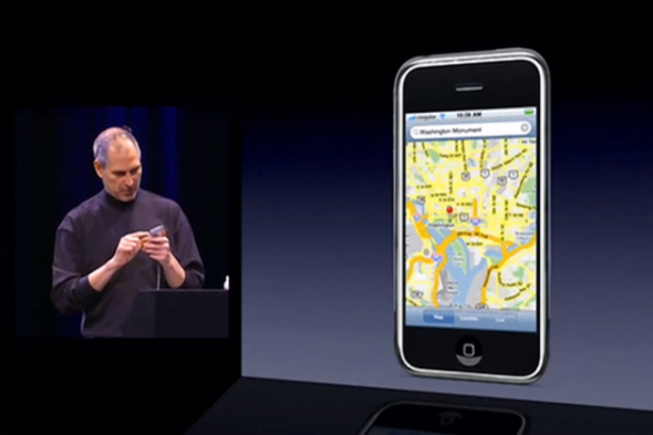 乔布斯发布iPhone前仓促决定集成谷歌地图_业