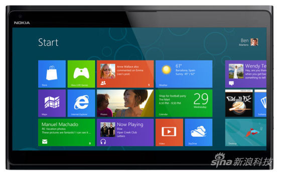 诺基亚Windows RT平板