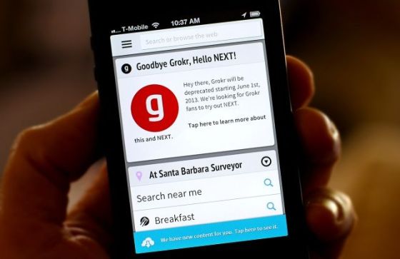 Grokr可以在iOS平台中实现类似“Google Now”的功能 Grokr可以在iOS平台中实现类似“Google Now”的功能