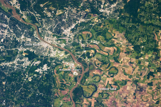 每日卫星照:美国阿肯色州小岩城|卫星|岩城|阿肯